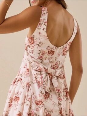 Altar'd State Blush Pink Linen-Blend Dress- XS NWT